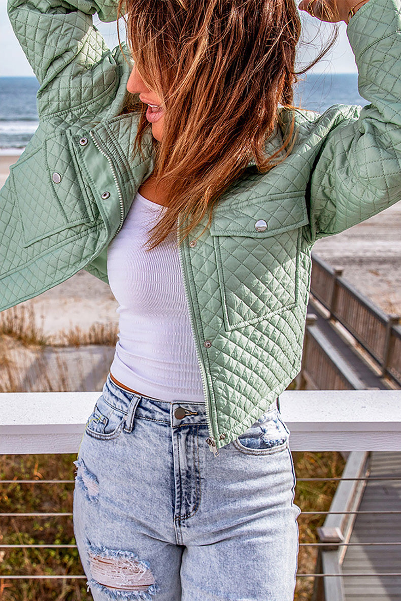 R&B | Dich Selbst Gekürzte Gesteppte Jacke