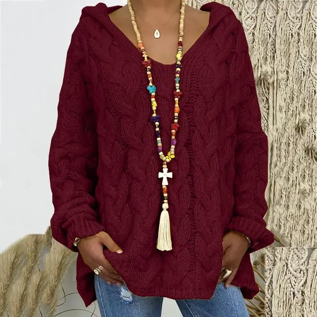 R&B | Zeitloses Kabelstrick-Pullover für Frauen