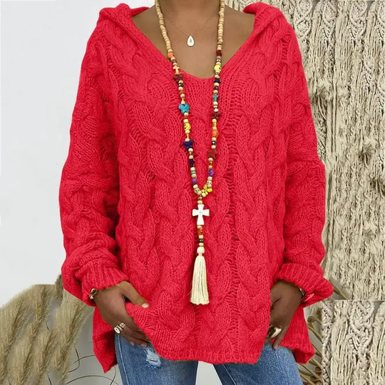R&B | Zeitloses Kabelstrick-Pullover für Frauen