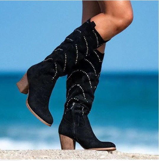 R&B | Elegante Kniehohe Schicke Stiefel