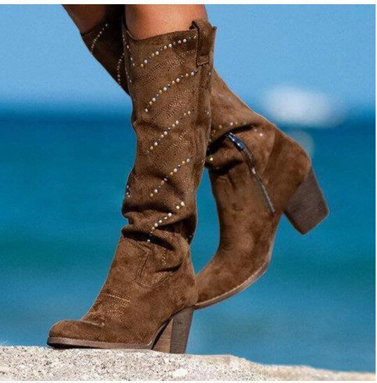 R&B | Elegante Kniehohe Schicke Stiefel