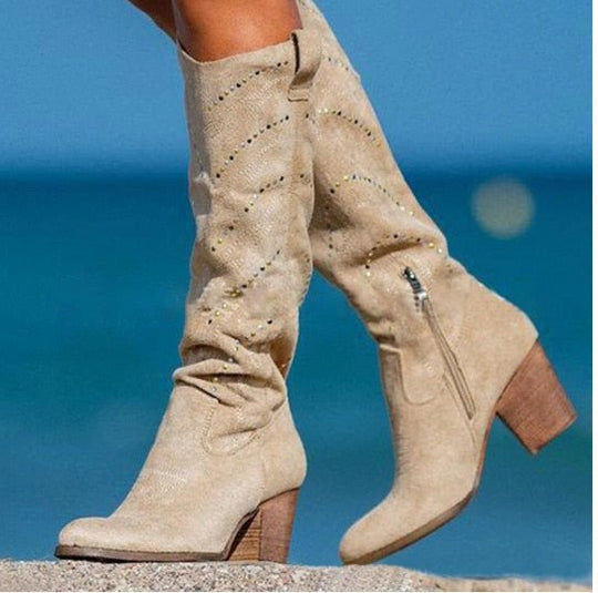 R&B | Elegante Kniehohe Schicke Stiefel
