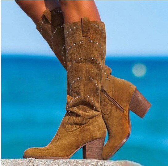 R&B | Elegante Kniehohe Schicke Stiefel