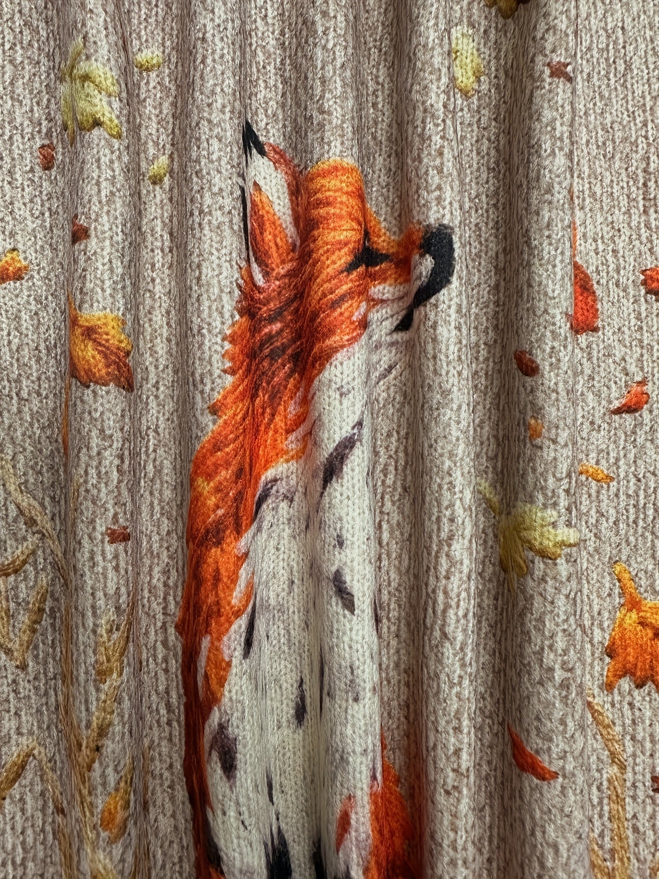 R&B | Trendy Fuchs Druck Pullover