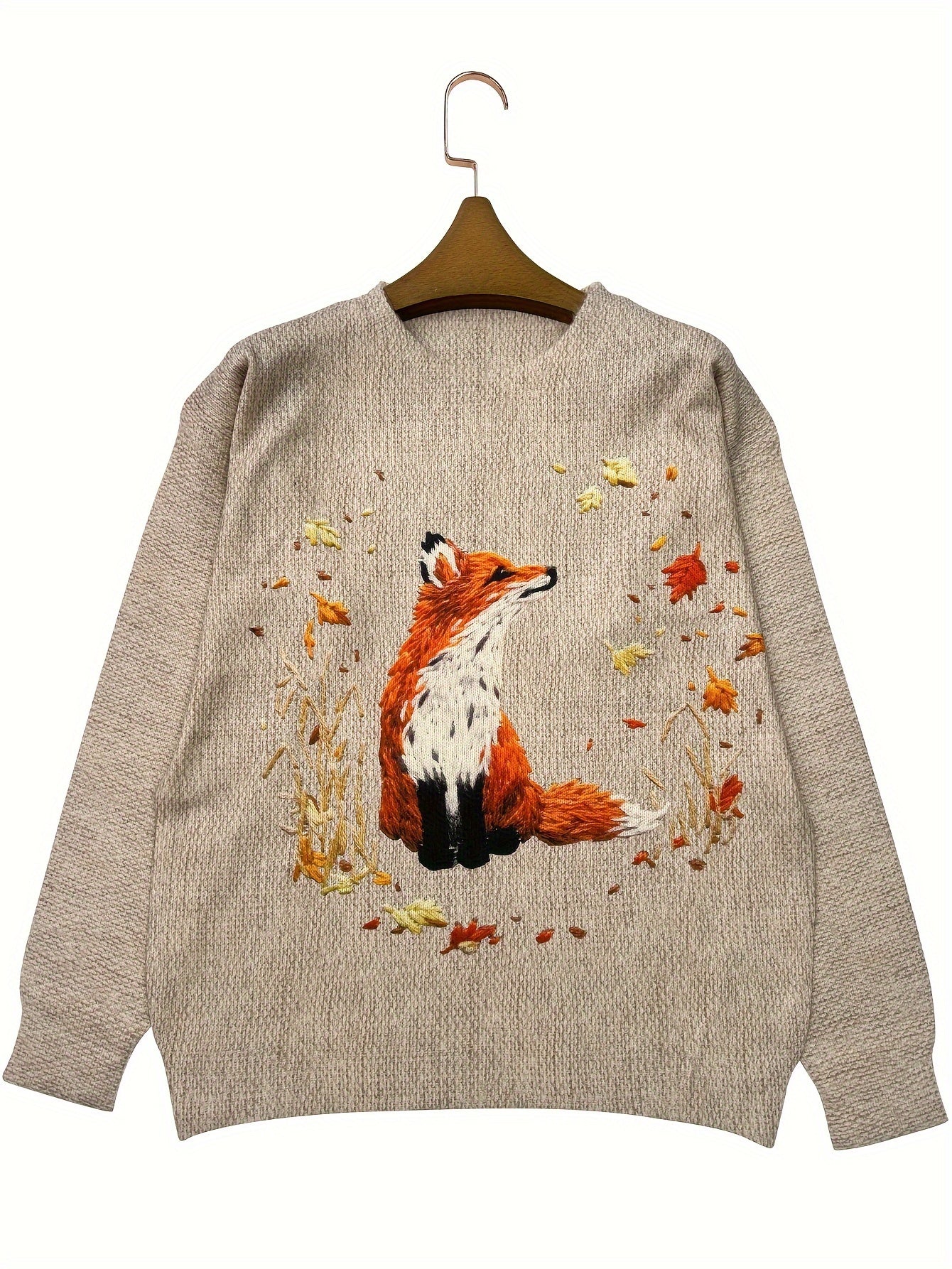 R&B | Trendy Fuchs Druck Pullover