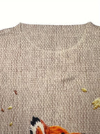 R&B | Trendy Fuchs Druck Pullover