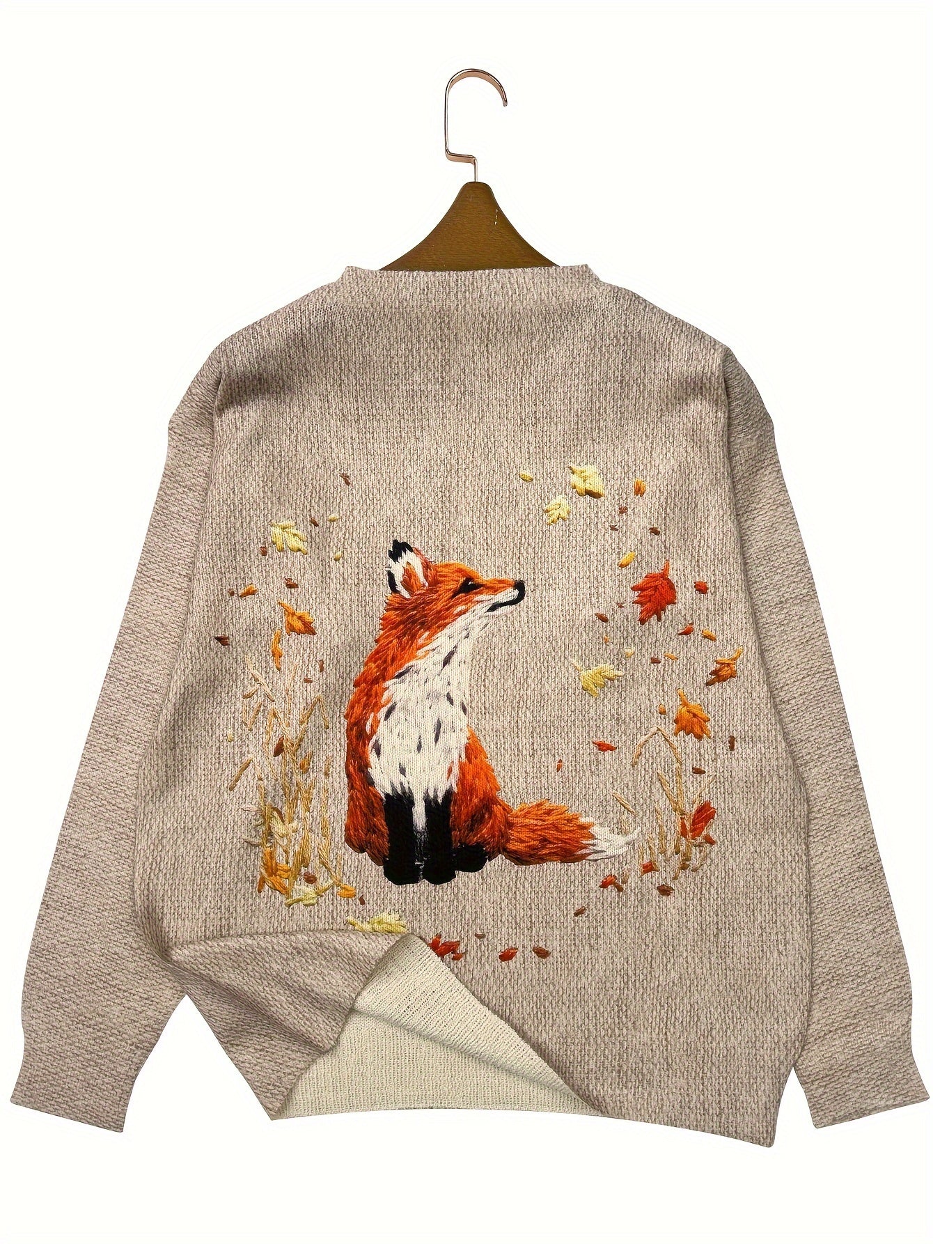 R&B | Trendy Fuchs Druck Pullover