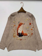 R&B | Trendy Fuchs Druck Pullover