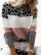 R&B | Trendy Leopardenmuster Pullover