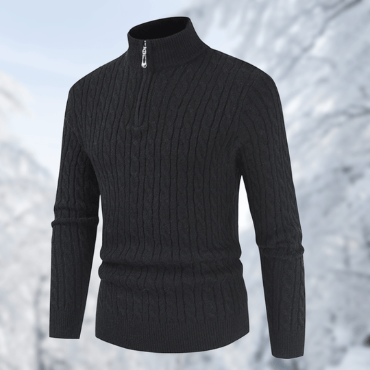R&B | Trendy Herrenpullover mit Stehkragen