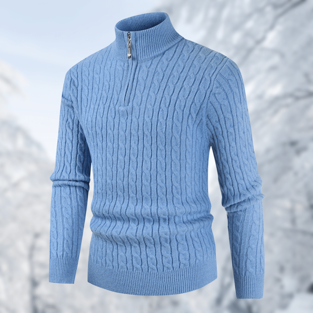 R&B | Trendy Herrenpullover mit Stehkragen