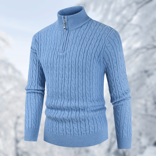 R&B | Trendy Herrenpullover mit Stehkragen