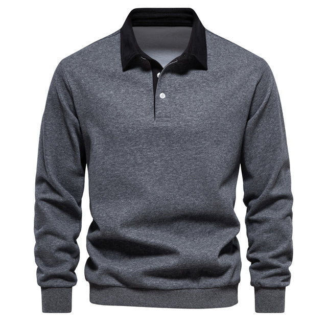 R&B | Trendy Herren Polo Sweater