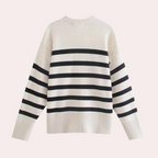 R&B | Trendy Oversized Gestreifter Damenpullover