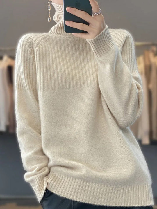 R&B | Trendy Rollkragenpullover für Frauen