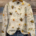 R&B | Trendy Damenpullover mit Bienenmuster