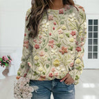 R&B | Trendy Damenpullover mit Blumenmuster
