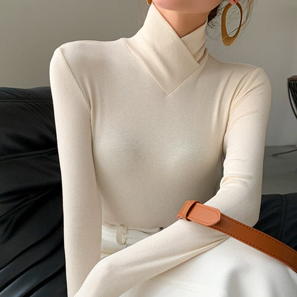 R&B | Trendy Damen Rollkragenpullover