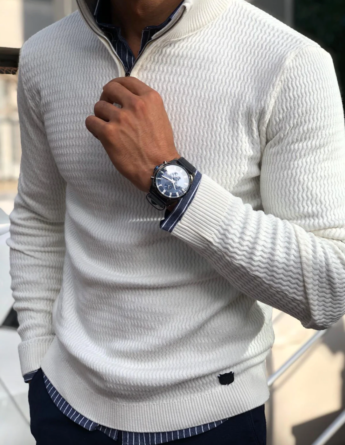 R&B | Trendy Zip-Pullover