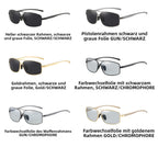 R&B | Vintage Square Aluminium Magnesium Polarisierte Sonnenbrille