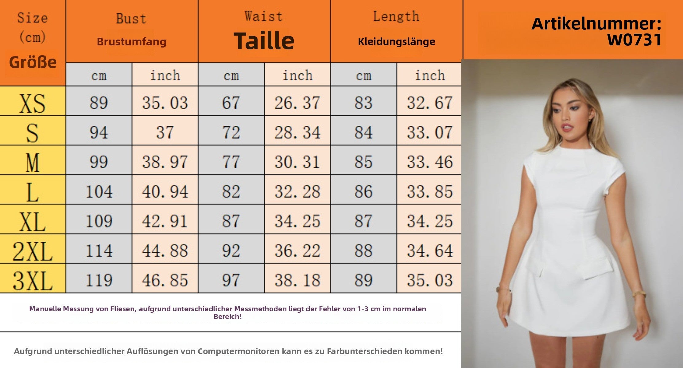 R&B | Taillenkleid im Taschendesign