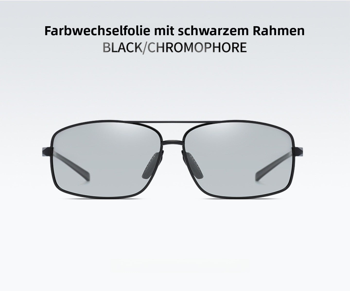 R&B | Vintage Square Aluminium Magnesium Polarisierte Sonnenbrille