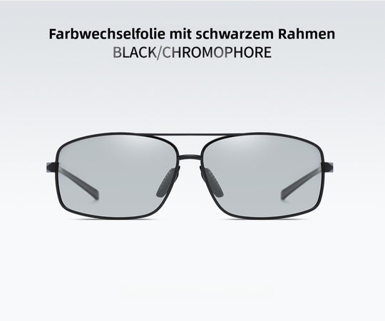 R&B | Vintage Square Aluminium Magnesium Polarisierte Sonnenbrille