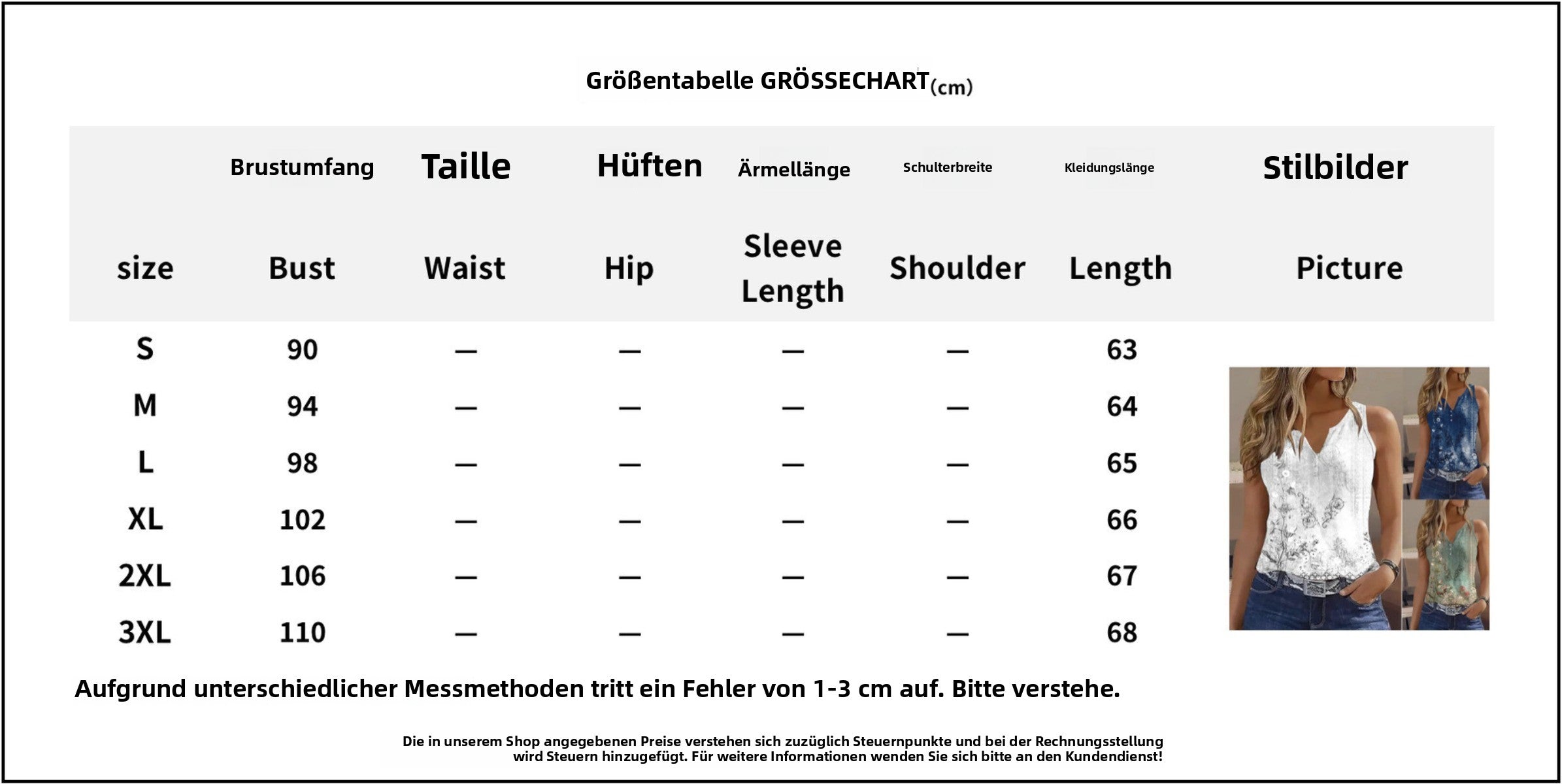 R&B | Bedrucktes T-Shirt mit Knöpfen