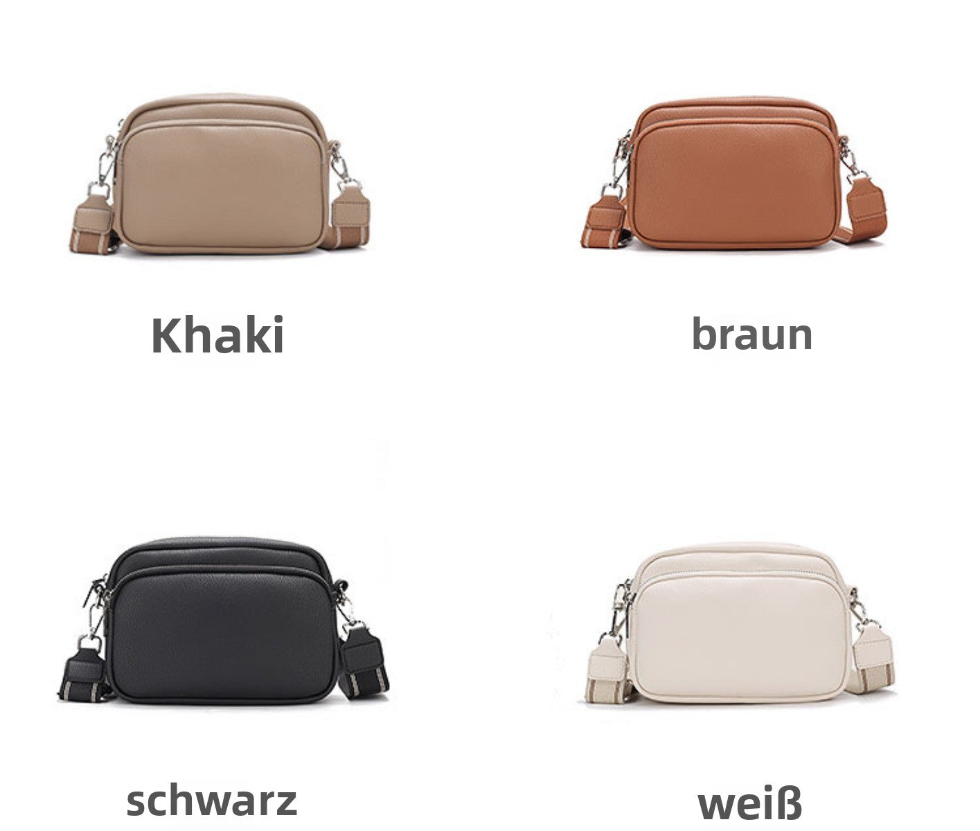 R&B | Große Kapazität Crossbody Schulter kleine quadratische Tasche