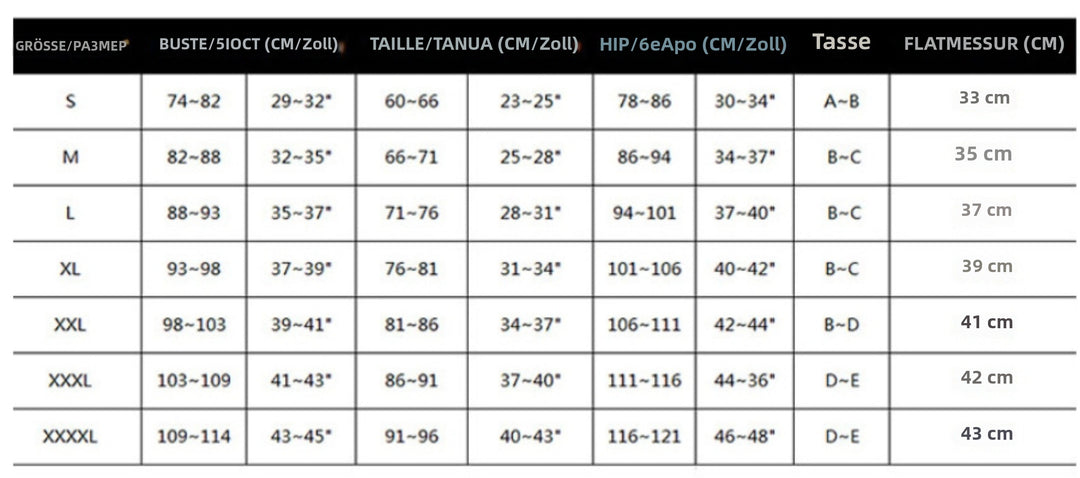 R&B | Großer Badeanzug mit Rüschendruck und hoher Taille