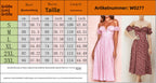 R&B | Geschlitztes Blumenkleid schulterfreies Röhrentop-Kleid