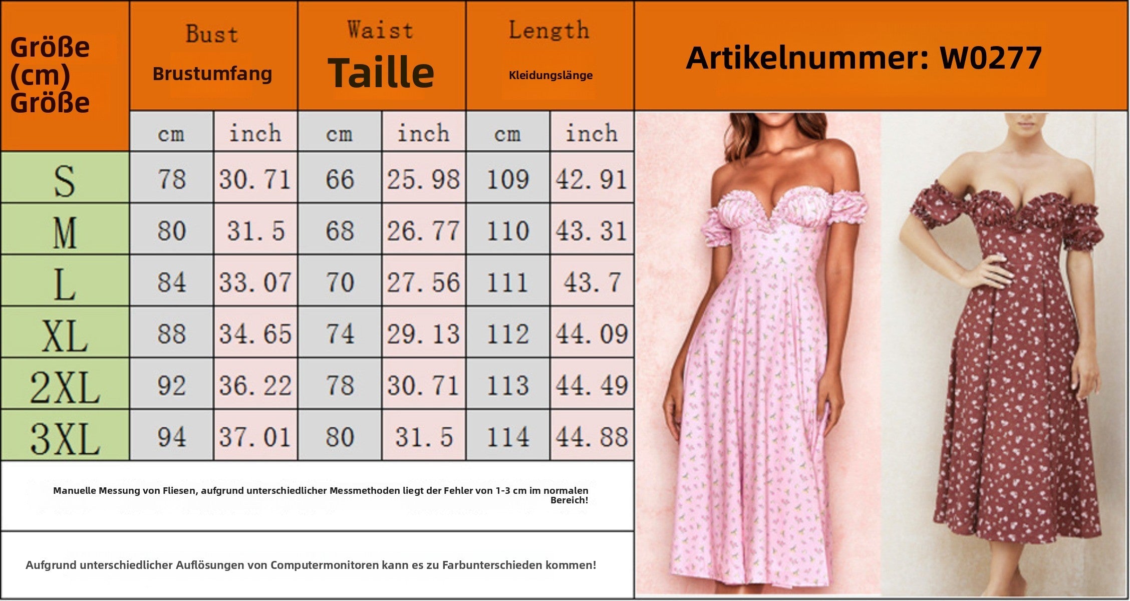 R&B | Geschlitztes Blumenkleid schulterfreies Röhrentop-Kleid