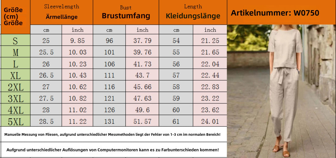 R&B | Übergroße Bluse Hose mit weitem Bein Retro zweiteiliges Set