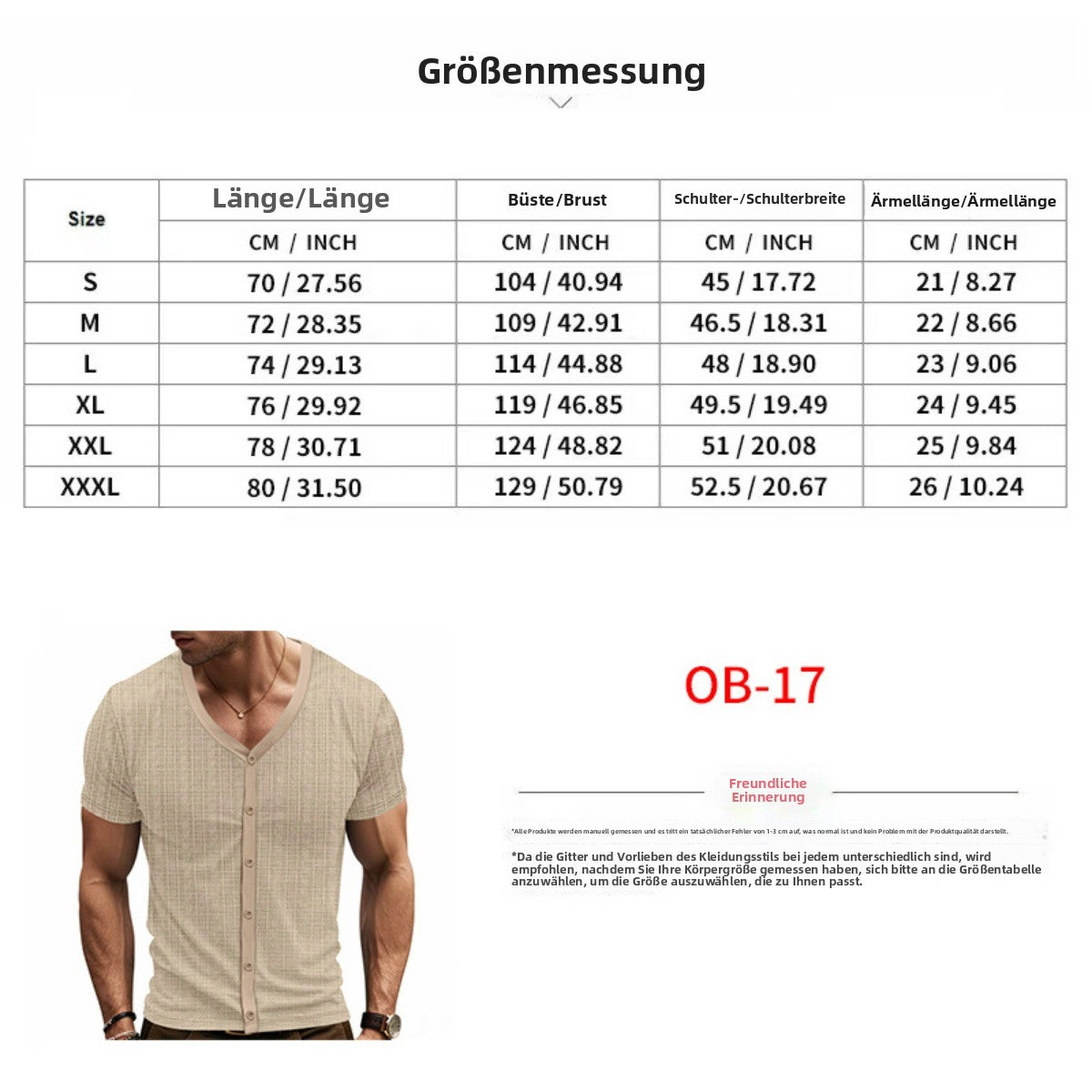 R&B | Atmungsaktive Strickjacke mit Knöpfen und kurzen Ärmeln