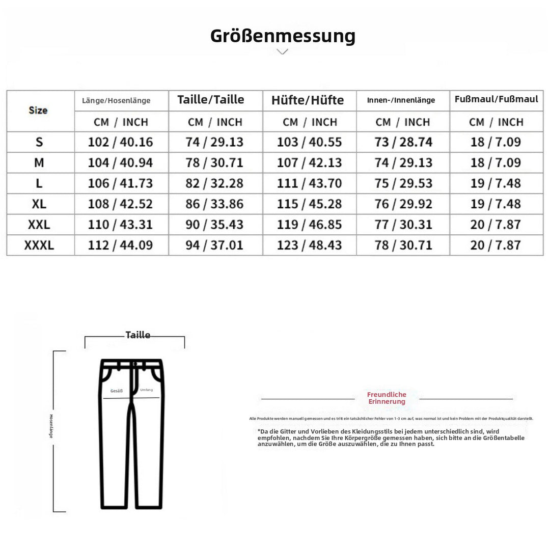 R&B | Gerade Sporthose mit Knöpfen