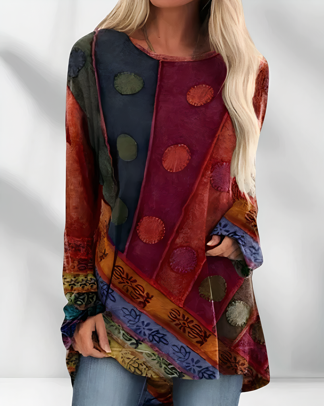 Heidi-Mode | Damen Tunika Oberteile Elegante Top