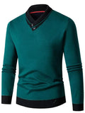 R&B | Slim Fit V-Ausschnitt Herren Pullover