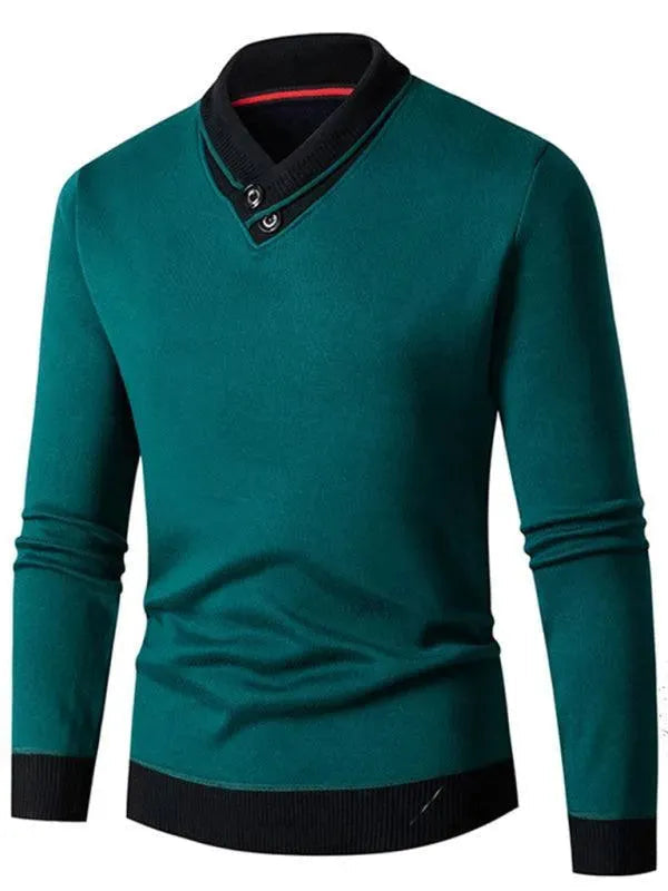 R&B | Slim Fit V-Ausschnitt Herren Pullover