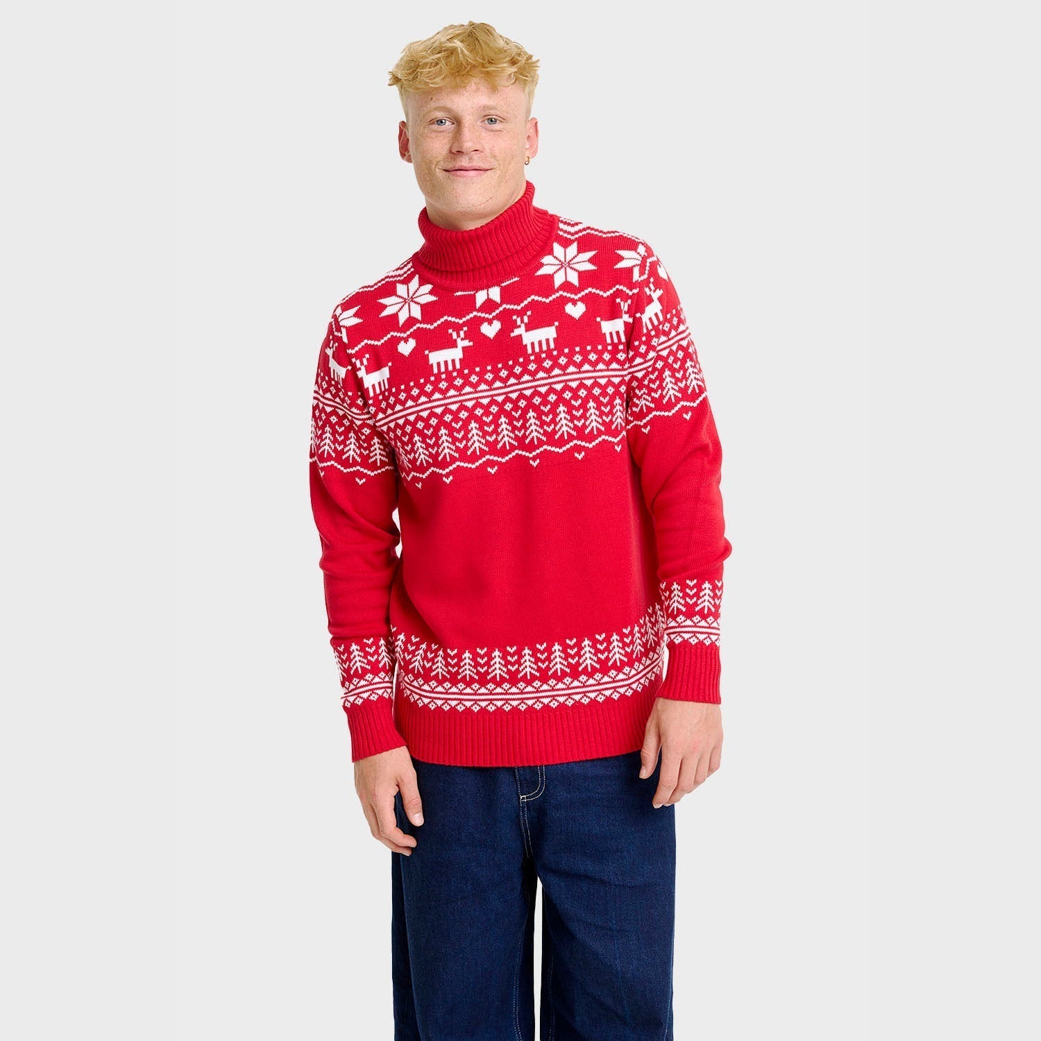 R&B | Der Grönland Weihnachten Rollkragenpullover Herren