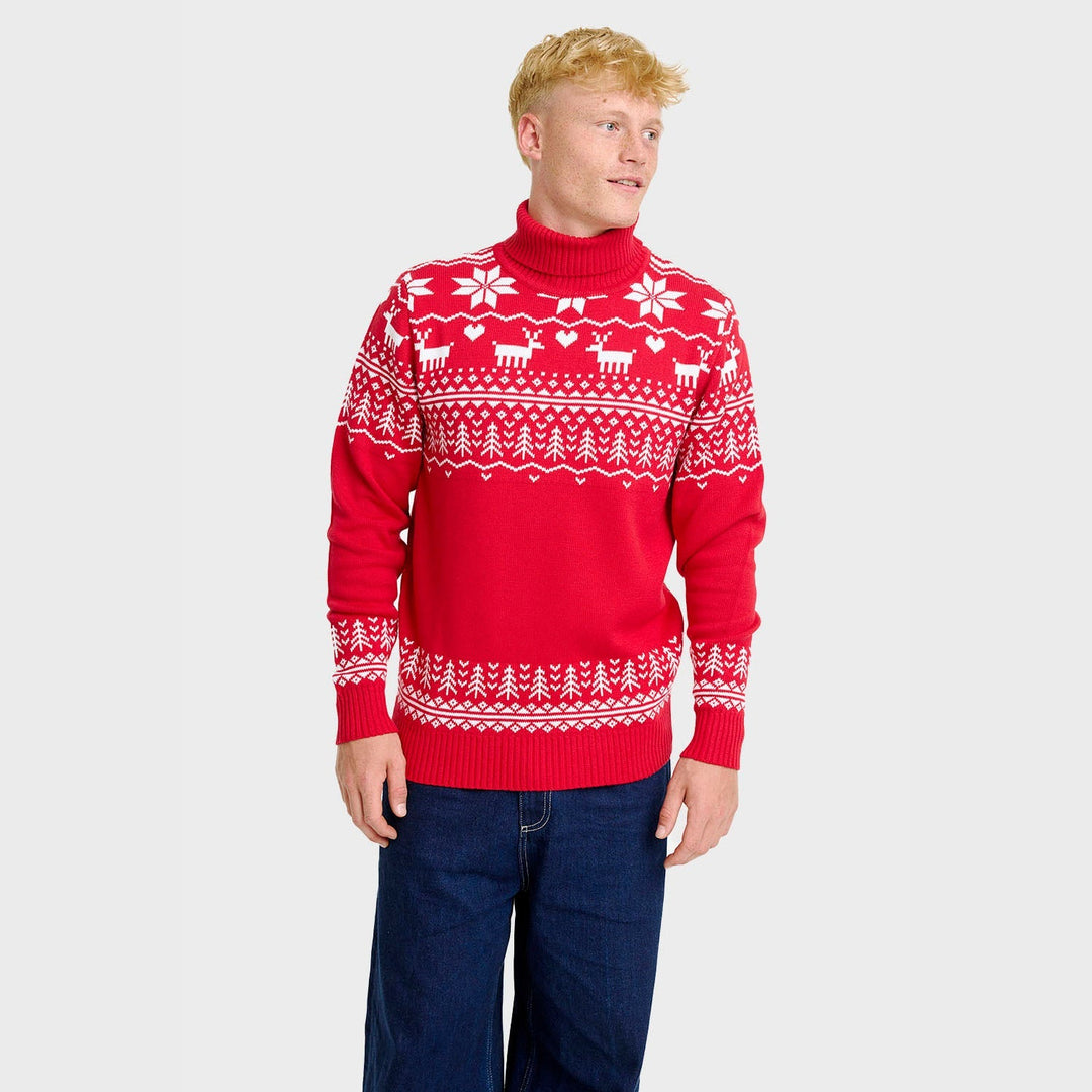 R&B | Der Grönland Weihnachten Rollkragenpullover Herren