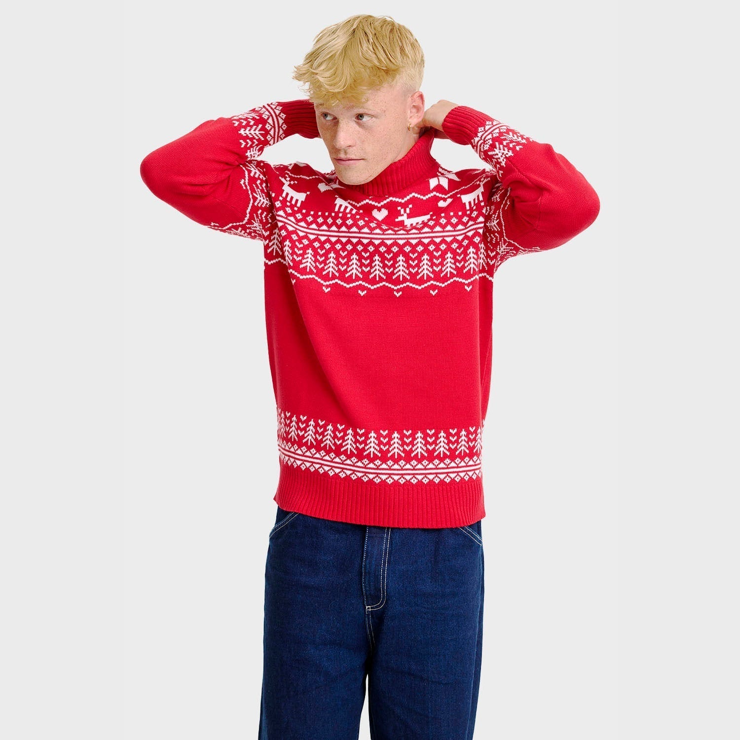R&B | Der Grönland Weihnachten Rollkragenpullover Herren