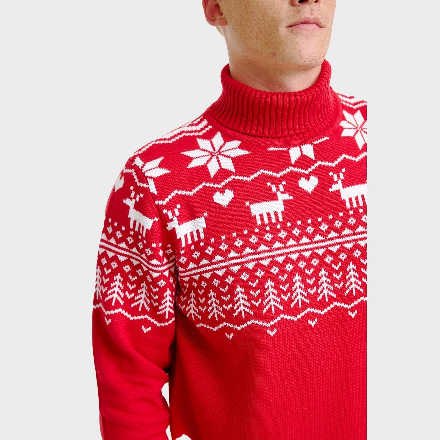 R&B | Der Grönland Weihnachten Rollkragenpullover Herren