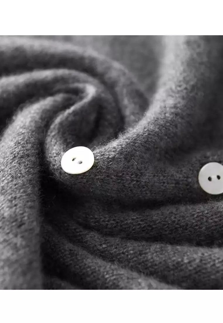 R&B | Sweatshirt -Cardigan mit Knopf Herbst