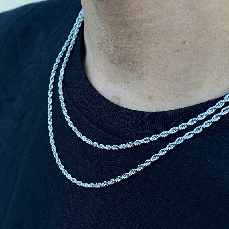 R&B Stilvolle Herren-Halskette mit Kette