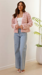 R&B | Luxus Damen Crop Jacke