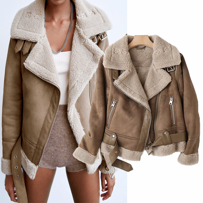 R&B | Sherpa-Fleece-Bomberjacke