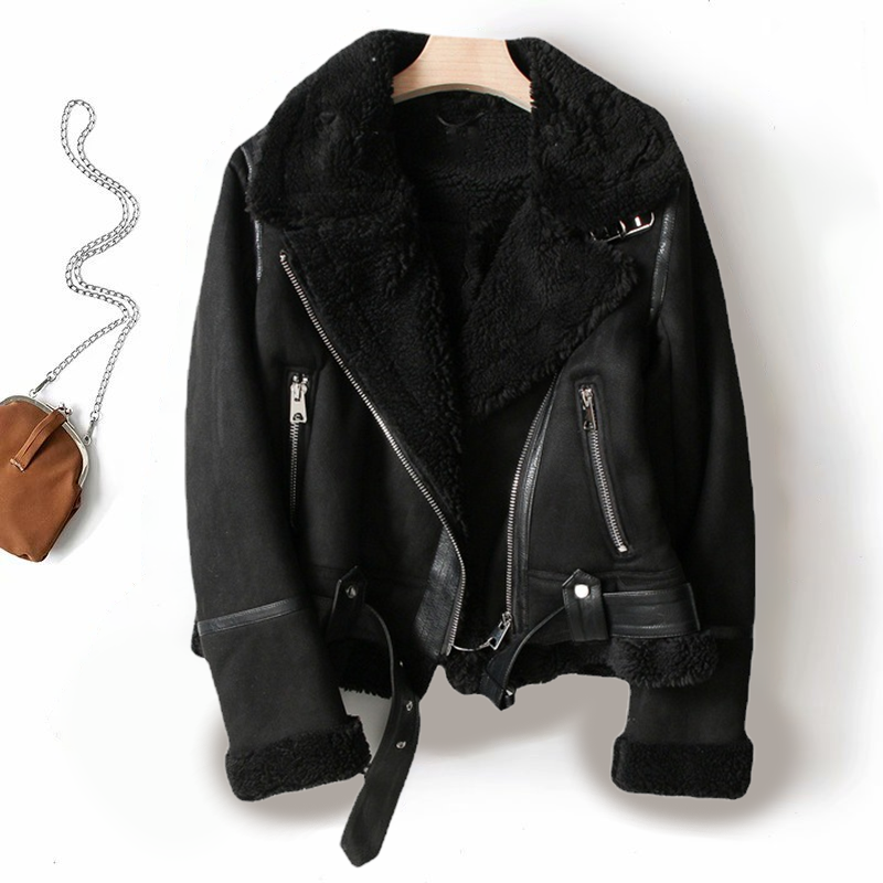 Heidi-Mode | Sherpa-Fleece-Bomberjacke