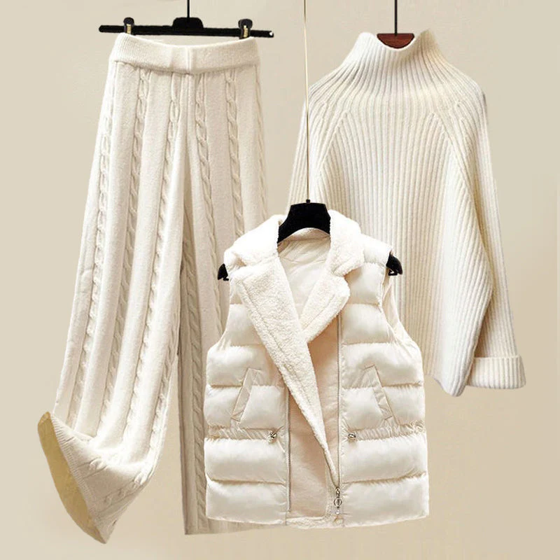 R&B | Gemütliches Strickwaren 3-Teiliges Set
