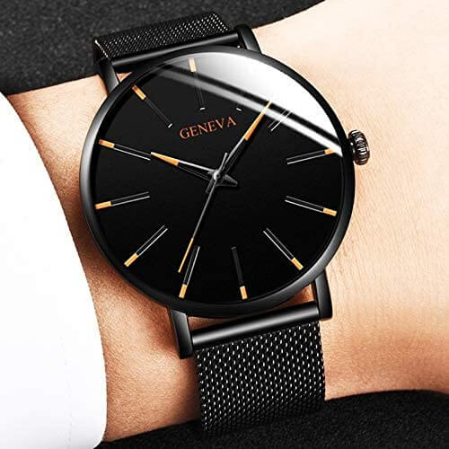 R&B | Ultraflache Business-Uhr für Herren