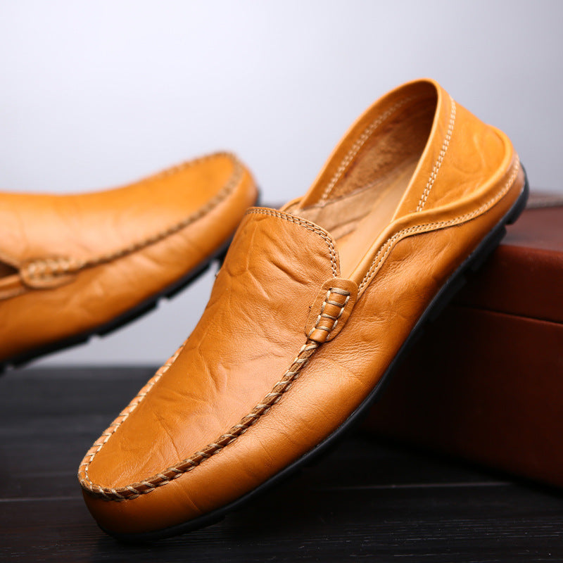 Herren-Loafer aus echtem Leder R&B